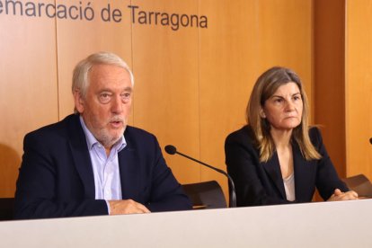 L'exalcalde de Vila-seca, Josep Poblet, i l'exregidora d'Urbanisme, Manuela Moya.