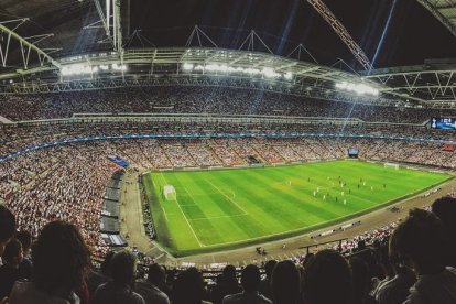 Imagen de un estadio de fútbol.