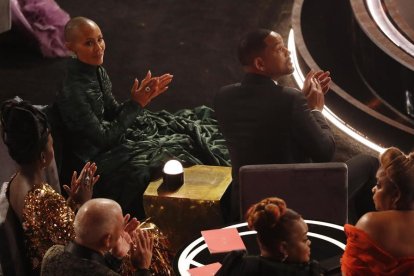 Imagen de Jada Pinkett Smith y Will Smith durante la gala,