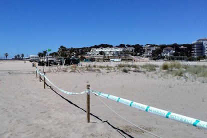 Imagen de la zona delimitada por las crías de sendero camanegre