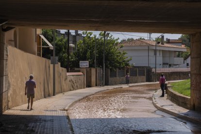 Imatge de la tempesta a Tarragona.