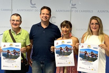 Imatge de la presentació de la primera edició de la Copa de Catalunya de Marxa Aquàtica que se celebrarà a Cambrils.