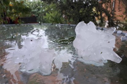 Imatge de la tempesta a Tarragona.