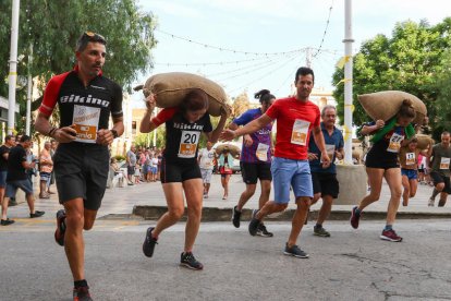 Imagen de archivo de Lydia Castro llegando a la meta en Riudoms.