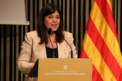 La consellera de Investigación y Universidades, Gemma Geis.