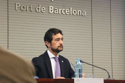 El president del Port de Barcelona, Damià Calvet.