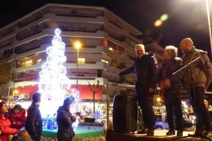 Imatge d'arxiu de l'encesa de llums de Nadal a Salou.