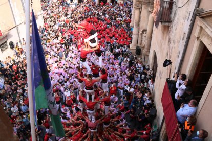 Imatge de l'actuació dels Nens del Vendrell durant la diada de Santa Teresa del Vendrell del 2021