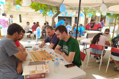 Imatge del Club Diógenes en una de les seves jornades de jocs de taula.