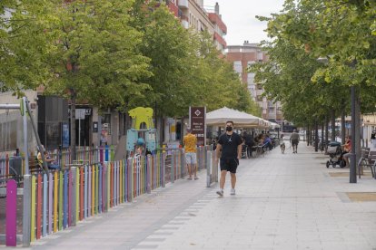 Imagen de archivo del barrio el pasado septiembre, cuando se inició el proceso participativo.