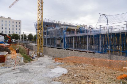 Obras de construcción del Centro Penitenciario Abierto, en una imagen de archivo.