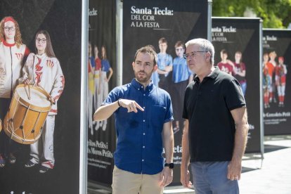 David Oliete i Pau Ricomà han visitat la instal·lació aquest matí.