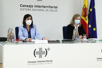 Imatge d'arxiu de la roda de prensa posterior al Consell Interterritorial