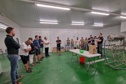 Apertura|Abertura del obrador de cervezas artesanas en Santa Coloma de Queralt, por iniciativa de Baseactiva, la oficina del Consejo Comarcal de la Conca de Barberà.