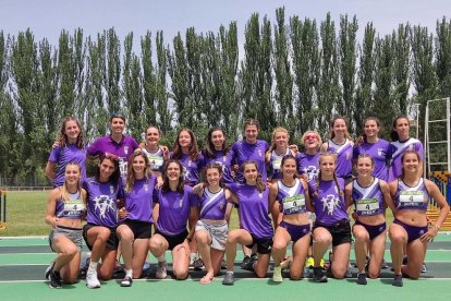 El equipo femenino del CA Tarragona.