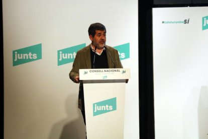 El secretario Nacional de Junts por Catalunya, Jordi Sánchez.