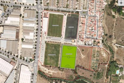 El nou camp de gespa artificial