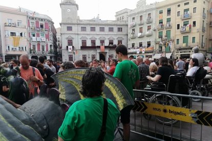 A la plaça del Mercadal hi haurà un espai reservat per a persones amb mobilitat reduïda.