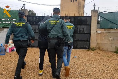 Moment d'una de les detencions.