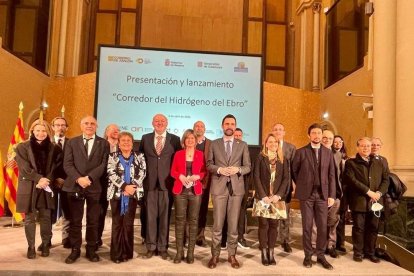 Saragossa ha acollit la presentació del corredor de l'Hidrògen de l'Ebre.