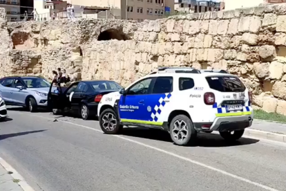 La topada ha tingut lloc al passeig de sant Antoni.