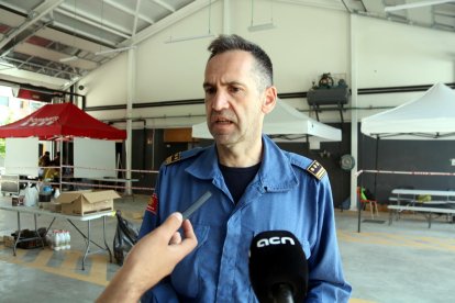 El jefe de Bomberos en las Comarcas Centrales, Santi Lleonart.