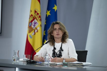 La vicepresidenta tercera, Teresa Ribera.