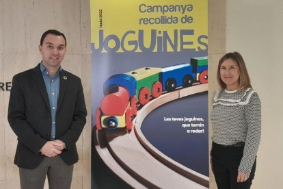 Imatge de la presentació de la campanya de recollida solidària de joguines a Reus.