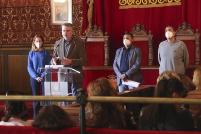 Imatge de l'acte de presentació del Dia Internacional del Poble Gitano.