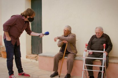 Roman y Albert con Quim Masferrer.