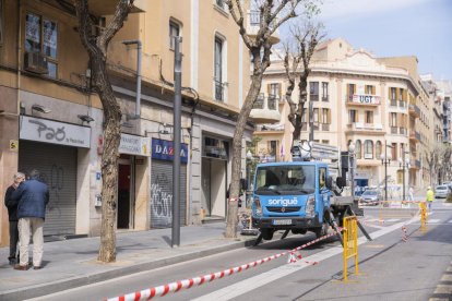 Ja han començat les obres al carrer Canyelles.