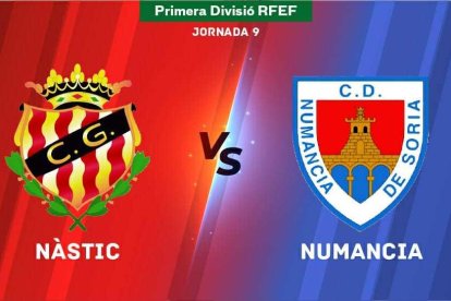 Segueix en directe el Nàstic- Numancia