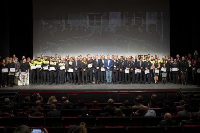 Imatge de la Festivitat de la Guàrdia Urbana al Teatre de Tarragona.