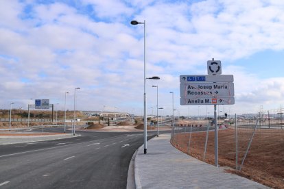 Los nuevos viales inaugurados del camino de la Coma que mejora la conectividad de los barrios de Ponent de Tarragona.