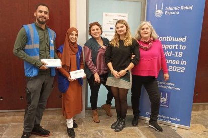 Imatge dels cupons que l'ONG Islamic Relief ha repartit entre les persones més vulnerables de Tarragona.