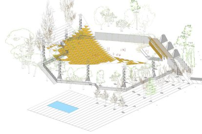 Avantprojecte de l'Espai Escènic Estable del parc Sant Jordi de Reus.