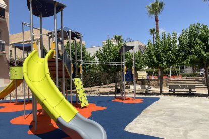 Imatge de les noves instal·lacions del parc infantil de l'Era del Gassó.