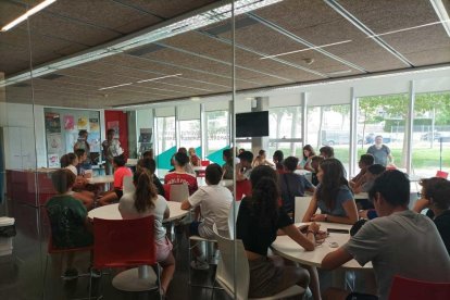 Imatge de l'Escape room Gabriel Ferrater a la Biblioteca de Cambrils.