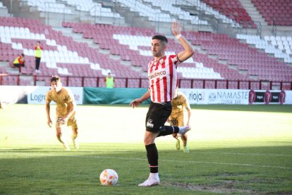 Iker Unzueta és l'home gol de l'SD Logroñés amb cinc gols, els dos últims els va fer el darrer partit.