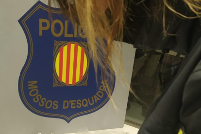 El arma decomisada por los Mossos en un bar en los Pallaresos.