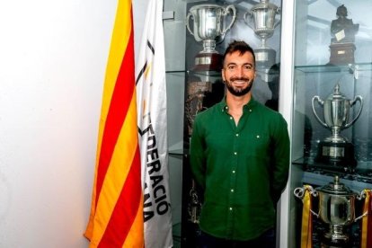 Llorenç Gómez presenta la seva primera convocatòria amb la Selecció Catalana de futbol platja