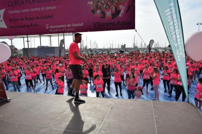 Imatge de la celebració de la Cursa de la Dona de Calafell