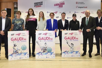 Imagen de la presentación de la primera edición del Catalonia Open WTA 125 - Trofeo Internacional Reus Costa Daurada.