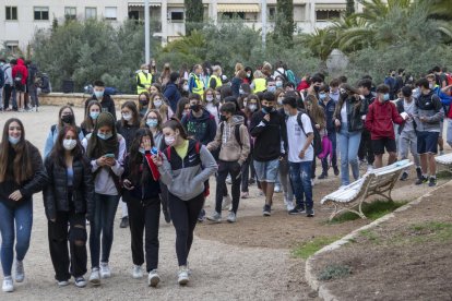 Els participants de la 27à edició de la Marxa Solidària de Mans Unides són de sis centres de secundària de Tarragona.