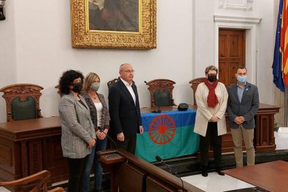 Imatge de l'acte d'homenatge a Antonio Gabarri a Reus.