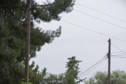 Imagen de la calle Hospitalera, en la que no hay luz.