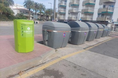 Imatge del nou contenidor situat a la Rambla del Regueral.