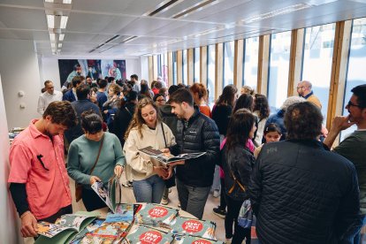 Celebració de Sant Jordi a la delegació del Govern davant la Unió Europea.