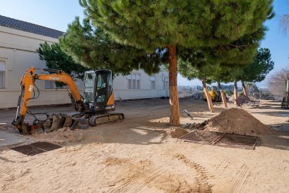 Imagen del inicio de las obras.