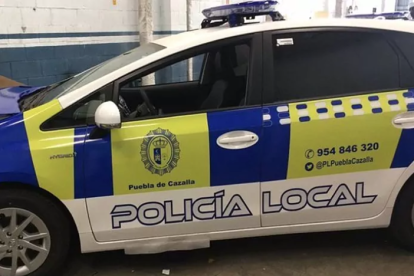 Cotxe de la Policia Local de Puebla de Cazalla.